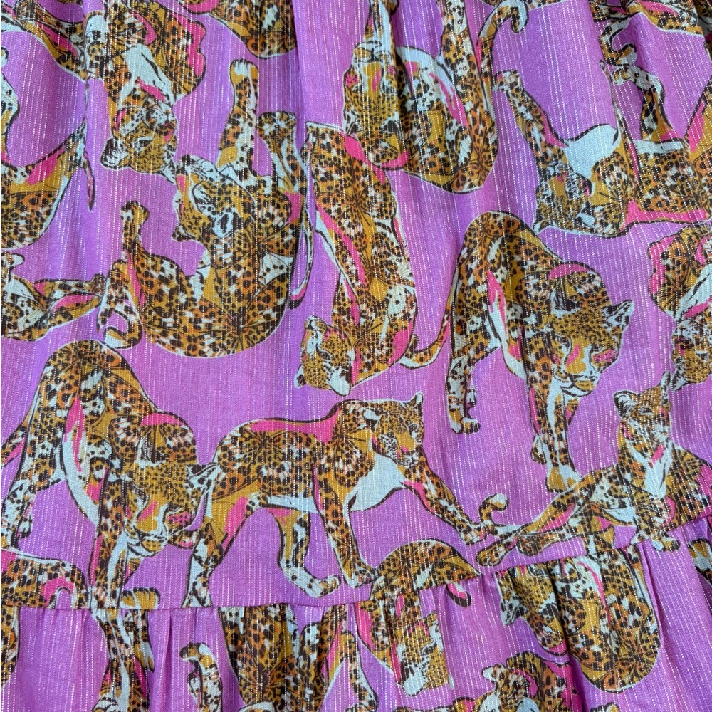 Britton Court Jodi Maxi in pink cheetah print - Picture 6 of 7